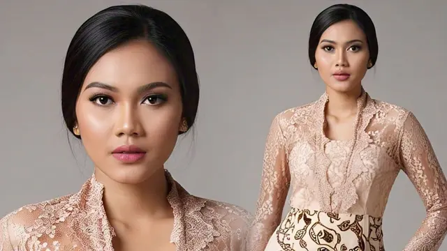 Batik dan Kain Lace untuk Tampilan Mewah dan Artistik/Meta AI