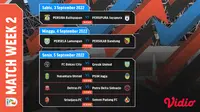 Jadwal Lengkap Liga 2 2022 Pekan Kedua Live Vidio 3-5 September 2022 : Ada 6 Laga