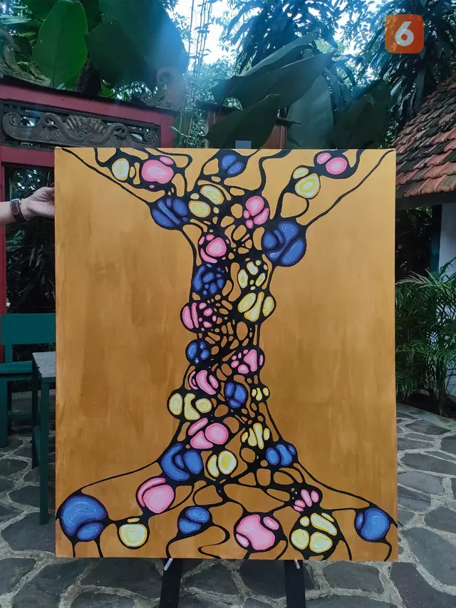 Pameran The World of Happiness di Purbalingga hadirkan Seni Neurografis dan karya 10 seniman lokal. Temukan bahagia sejati lewat seni, syukur, dan cinta tanpa syarat. (Foto: Dokumentasi Geetha_Thom)