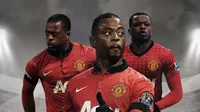 Patrice Evra saat membela Manchester United. (Bola.com/Dody Iryawan)