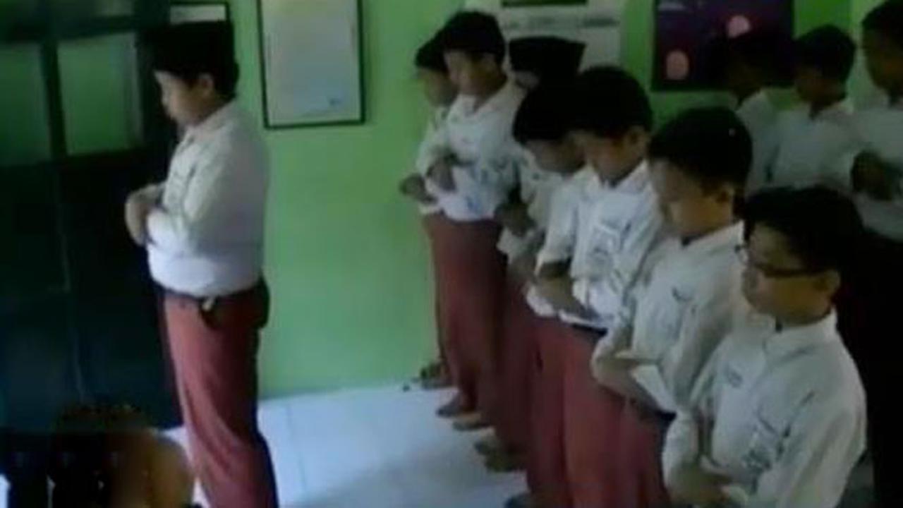 Murid SD di Sleman Gelar Salat Dhuha Jelang UN