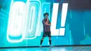 Pemain Grim Reaper, Bebeto melakukan selebrasi setelah mencetak gol ke gawang Lynx Hunters dalam laga Futsal X Series 2 di GOR UNJ, Rawamangun, Jakarta, Sabtu (17/01/2026). (Bola.com/Bagaskara Lazuardi)
