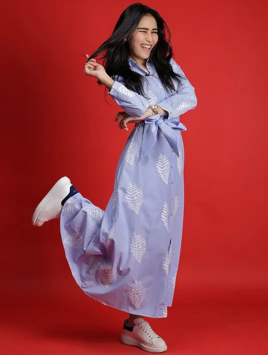 "Untung film ini ada reading selama 2minggu ya. Terus disitu diolah karakternya jadi ya lumayan bisa aktinglah dari situ," ungkap Ayu Ting Ting saat ditemui di kantor Bintang.com, Cikini, Jakarta Pusat, Selasa (5/6/2018). (Bambang E Ros/Bintang.com)