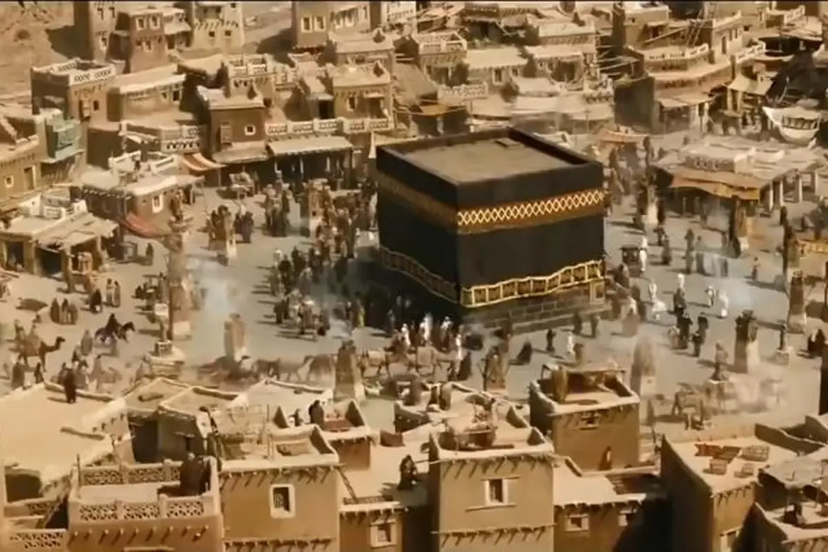 Ilustrasi - Ka'bah zaman Makkah kuno. (Foto: Tangkapan layar film The Messenger)