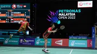 Fajar Alfian/Muhammad Rian Ardianto memastikan satu tempat di babak perempat final turnamen bulutangkis Malaysia Open 2022./Humas PBSI