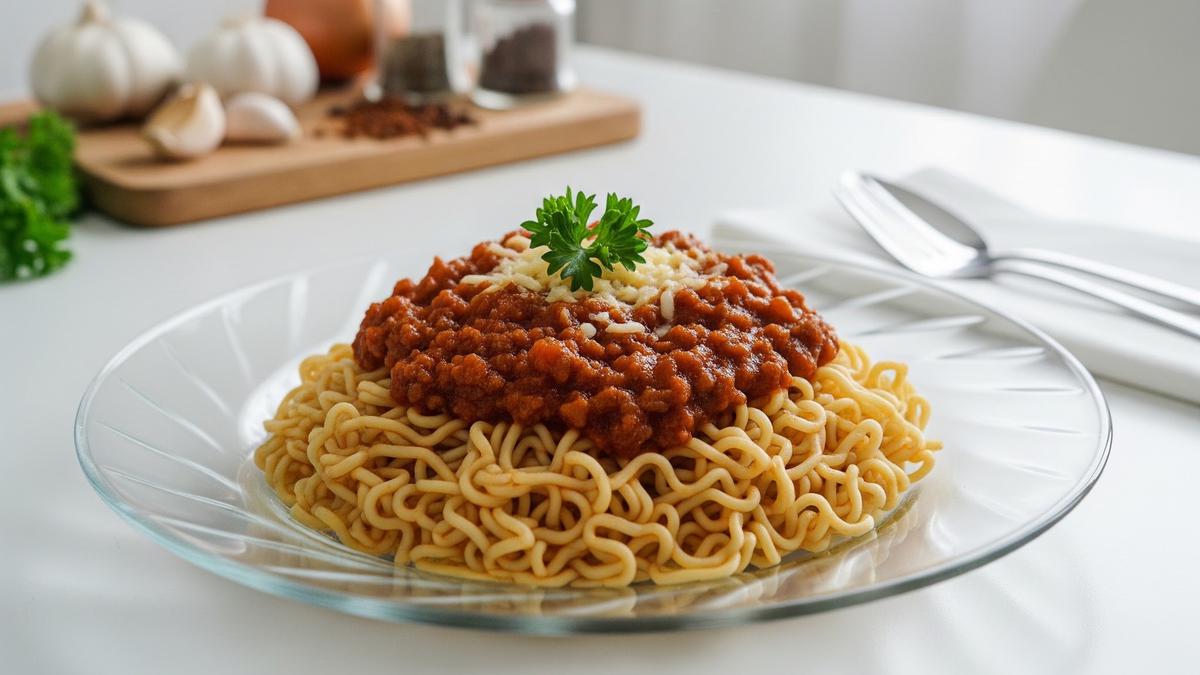 Resep Mi Instan Saus Bolognese, Cara Gampang Bikin Hidangan Mewah Pakai Bahan Seadanya