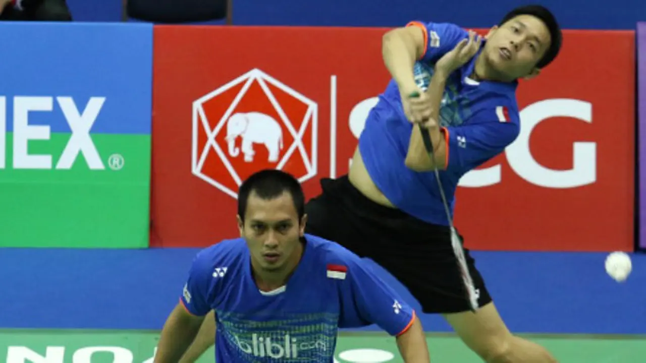 Ahsan / Hendra Tampil Brilian, Penonton Thailand Masters Terpukau