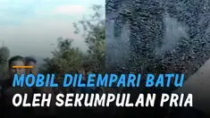 Terlihat mobil perempuan itu dikejar oleh beberapa pria yang diduga suruhan mantan suaminya.