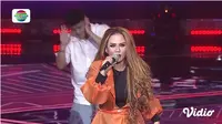 Nita Thalia tampil di acara D'Academy 5 Group 3 pada babak Top 24. (Indosiar)