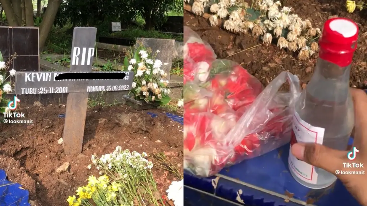 Viral Video Ngelayat ke Kuburan Teman