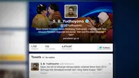 Presiden SBY Ucapkan Selamat Tahun Baru Lewat Twitter