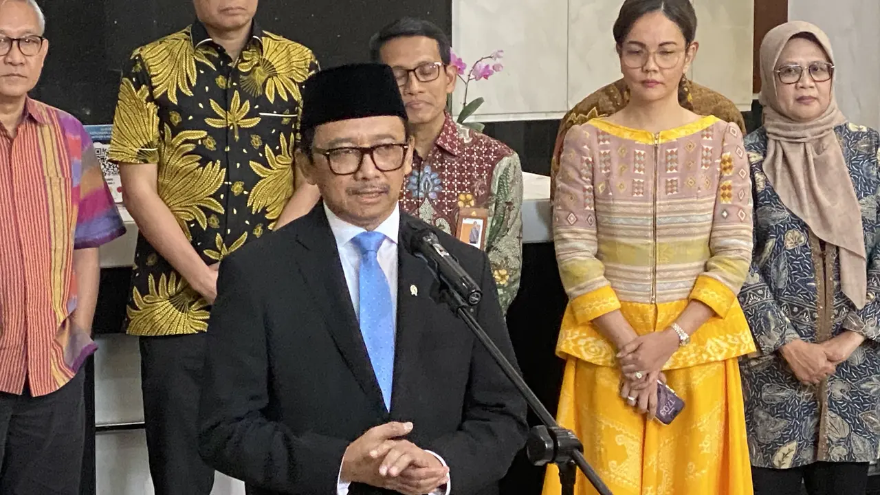 Wakil Menteri Keuangan Juda Agung di Gedung Juanda I Kementerian Keuangan, Kamis (5/2/2026). (Foto: Liputan6.com/Immanuel Christian)