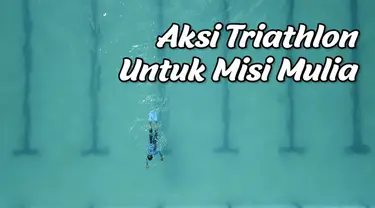 Wajendra Hanif (Hanhan) baru berusia 11 tahun. Ia melakukan triathlon, sebagai aksi menggalang dana untuk membantu anak-anak penderita kanker.