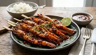 Resep Udang Bakar Bumbu Rujak yang Pedas Manis Menggoda