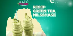 Segarnya Green Tea Milkshake untuk Berbuka Puasa