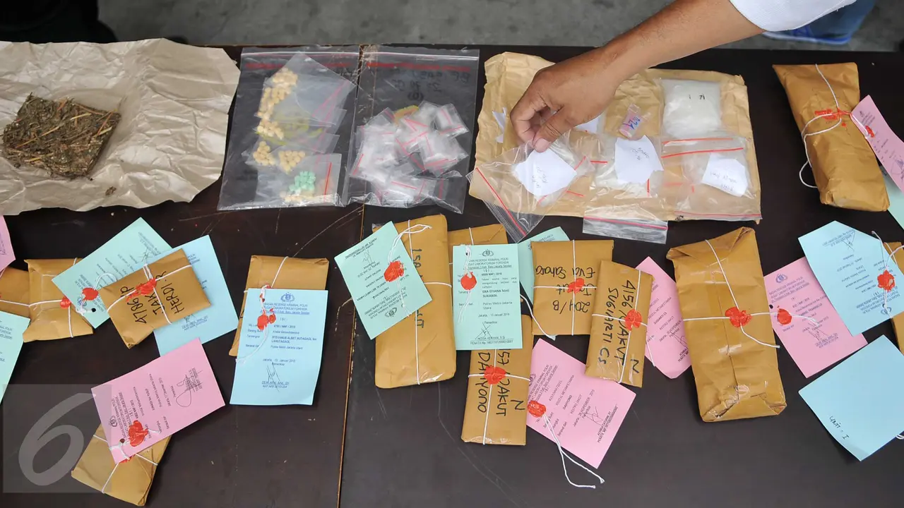 20160215-Sepanjang Januari 2016, Polres Jakarta Utara Ungkap 27 Kasus Narkoba-Jakarta