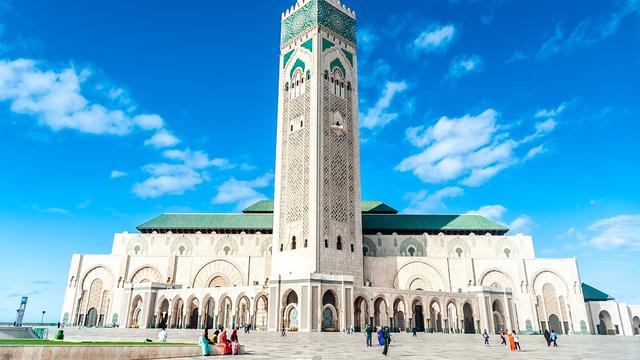Masjid Hassan II Maroko.