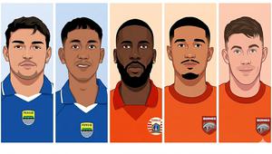Nomine Pemain Terbaik BRI Super League 2025/2026. (Gemini/Hery Kurniawan)