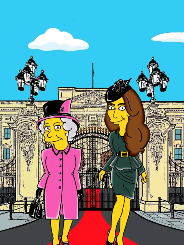 Potret Meghan Markle dan Angota Keluarga Kerajaan dalam Karakter The Simpsons