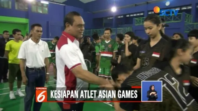 Kedatangannya kali ini untuk memberikan motivasi dan dukungan langsung kepada para atlet dan pelatih sepak takraw yang akan berlaga di Asian Games 2018.