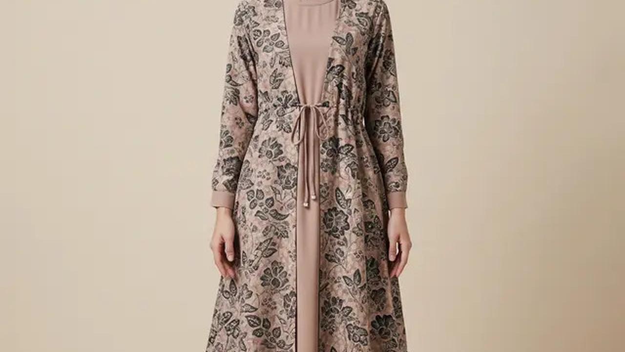 Masih Bingung Pilih Gamis atau Dress Brokat? Kombinasi Outer Bisa Jadi Jalan Tengahnya