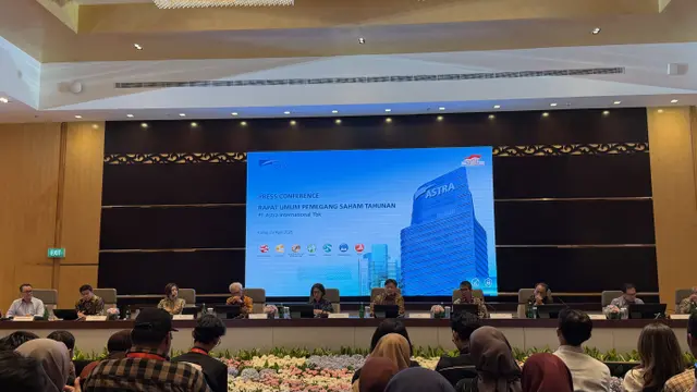 Rapat Umum Pemegang Saham Tahunan (RUPST) PT Astra International Tbk (ASII), di Menara Astra, Jakarta, Kamis (23/4/2026). (Foto: Liputan6.com/Tira Santia)