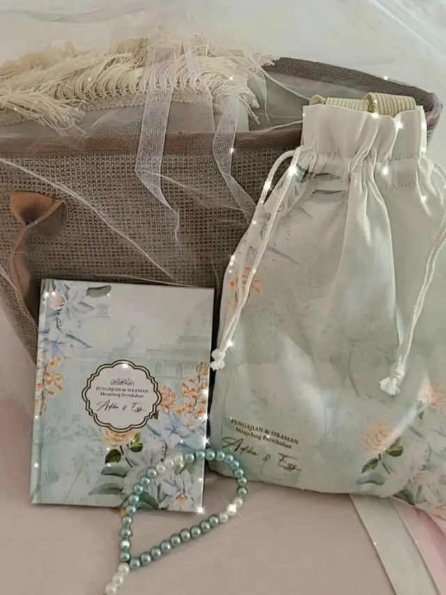 Souvenir pengajian dan siraman Adiba, sumber Instagram: @_ummi_pipik_