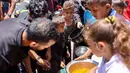 Perang membuat banyak keluarga dan warga Palestina harus bergantung pada bantuan kemanusiaan. (Omar AL-QATTAA/AFP)