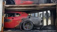 Tiga Dodge Challenger Demon terbakar saat hendak akan dikirim ke konsumen. (Autoguide)
