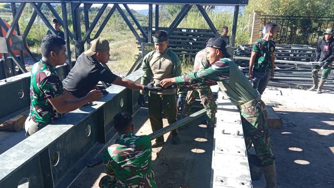 Progres Lima Jembatan Bailey di Aceh Lampaui 50 Persen, Pembangunan Terus Dipercepat