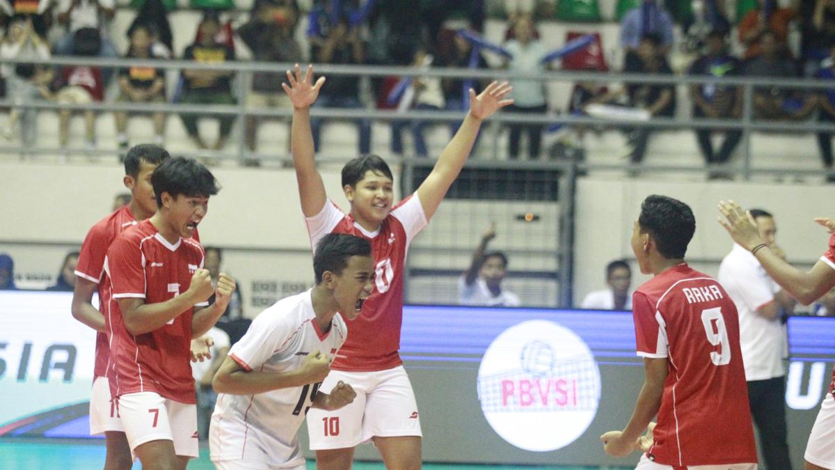 Timnas Voli Putra U-16 Indonesia Lolos ke Kejuaraan Asia Usai Bungkam Malaysia