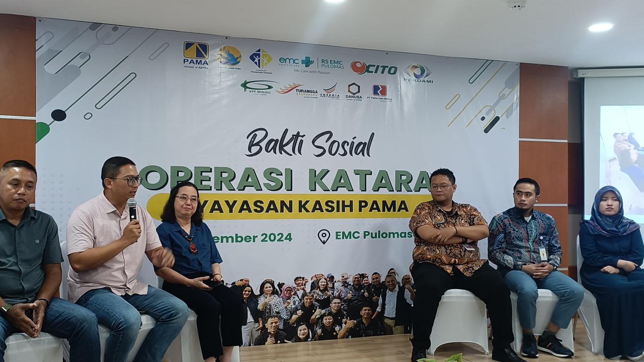 Bakti Sosial Operasi Katarak, Yayasan Kasih PAMA Jalin Kerja sama dengan RS EMC Pulomas