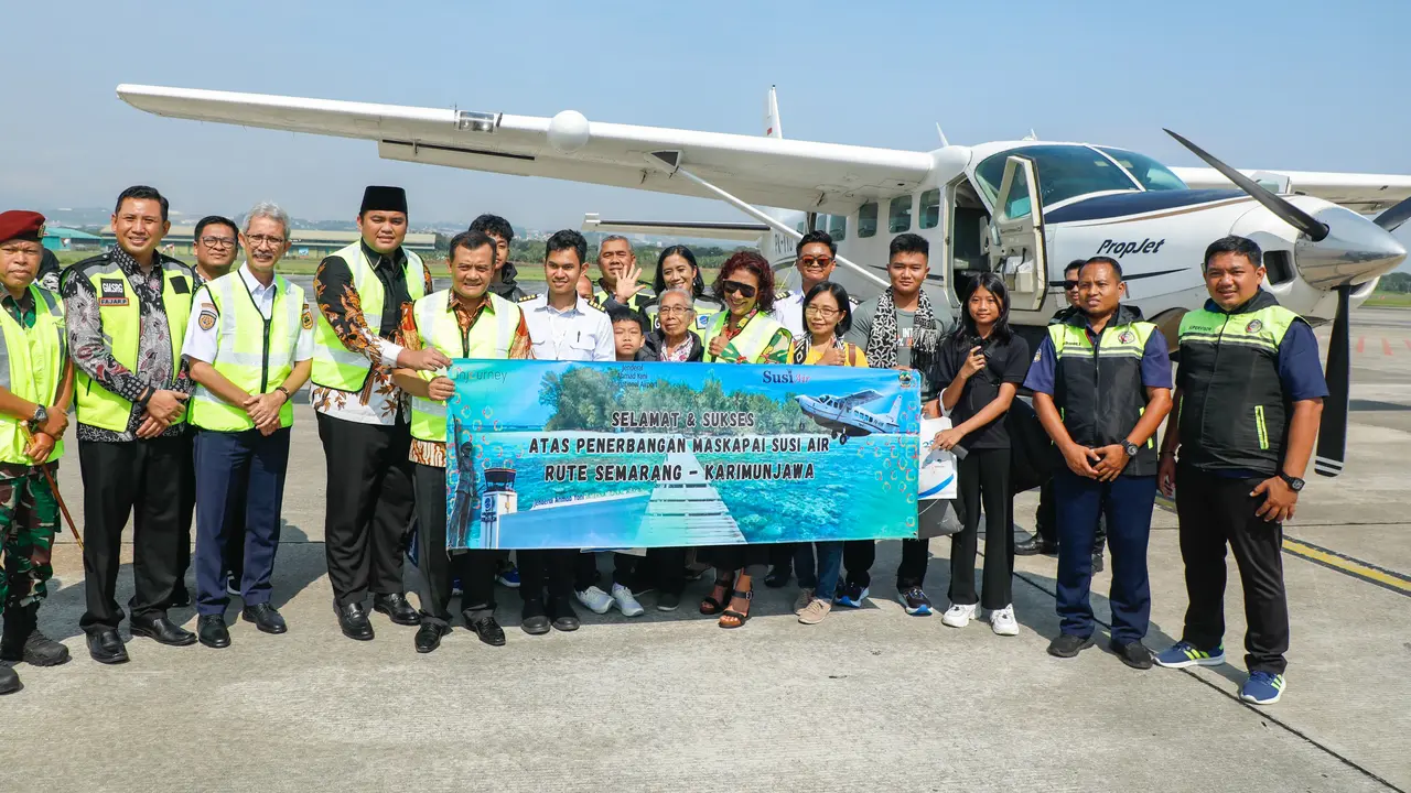 Rute Baru Semarang–Karimunjawa Resmi Terbang, Warga Sambut Penuh Harapan