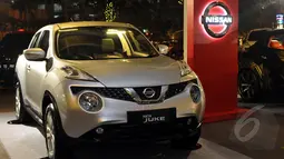 New Nissan Juke berwarna Diamond Silver Metallic ikut dipamerkan saat peluncuran New Nissan Juke, SCBD Jakarta, Kamis (12/2/2015). (Lipuatan6.com/Panji Diksana)