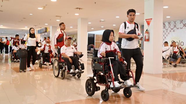 Kontingen Indonesia untuk Asian Para Games 2022.