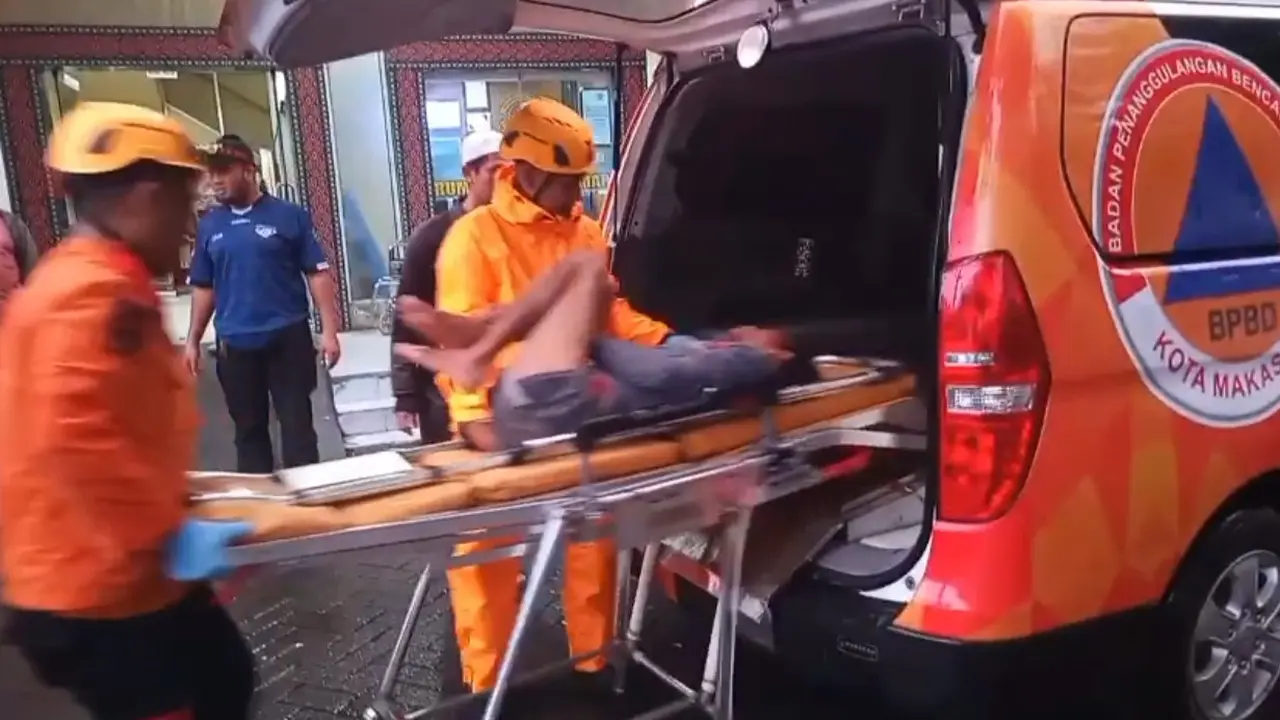 ABK Korban Kebakaran Kapal di Pelabuhan Paotere Makassar