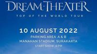 Poster konser Dream Theater di Solo. (Instagram/ dreamtheaterofficial)