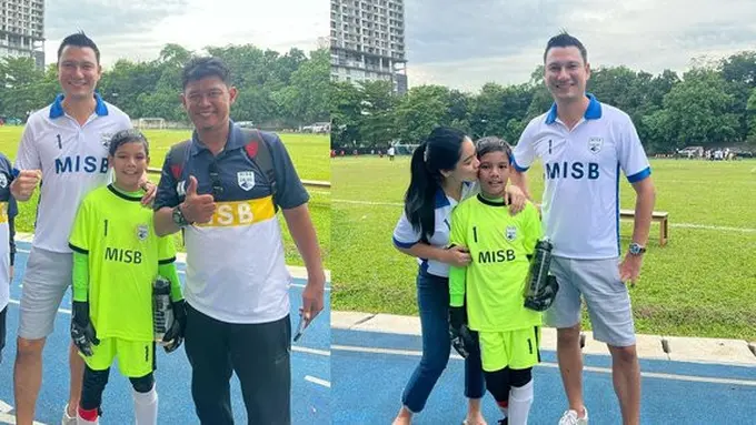 7 Potret Arjuna, Anak Titi Kamal, Jadi Kiper dan Raih Kemenangan Besar. (instagram/titi_kamall, instagram/csugiono)