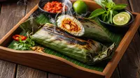 Cara Membuat Nasi Bakar Ayam Kemangi Pakai Teflon yang Wangi
