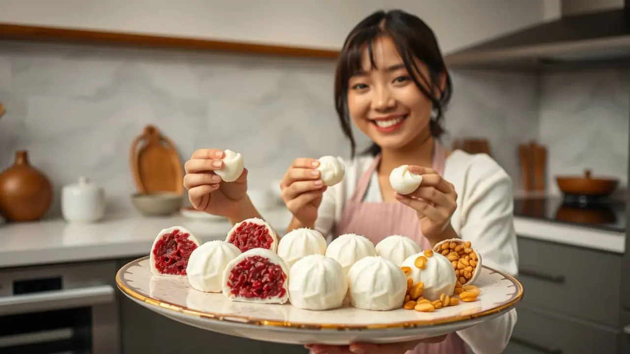 cara membuat mochi 2 bahan