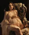 Detik-detik jelang melahirkan, Alyssa Daguise masih mengeluarkan stok foto maternity shootnya [@alyssadaguise]