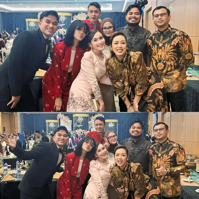 Potret Kalung Silver Ayu Ting Ting saat Hadiri Pernikahan Boiyen