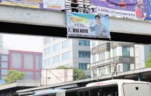 FOTO: Penampakan Spanduk dan Baliho Kampanye Bertebaran di Jakarta: Rusak Pemandangan hingga Langgar Aturan