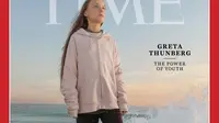 Greta Thunberg, tokoh aktivis iklim muda yang terpilih jadi 'Person of the Year' di majalah TIME. (Source: Time via AP)