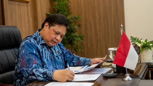 Menteri Koordinator Bidang Perekonomian Airlangga Hartarto.