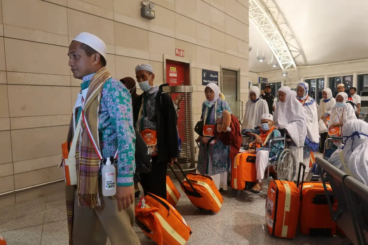 Jemaah asal Embarkasi Banjarmasin 19 (BDJ-19) menjadi yang terakhir pulang ke Indonesia, pada 15 september 2019. Darmawan/MCH