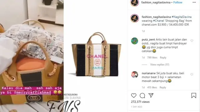 Tas Mewah Nagita Slavina