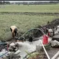 Bantuan irigasi perpompaan untuk  Kelompok Tani Karya Lestari, Desa Karangrejo, Kecamatan Jati Agung, Kabupaten Lampung Selatan diberikan mengairi lahan Sawah seluas 60 Ha (Padi, jagung dan Singkong)/Istimewa.