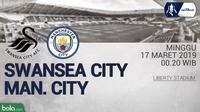 FA Cup - Swansea City Vs Manchester City (Bola.com/Adreanus Titus)