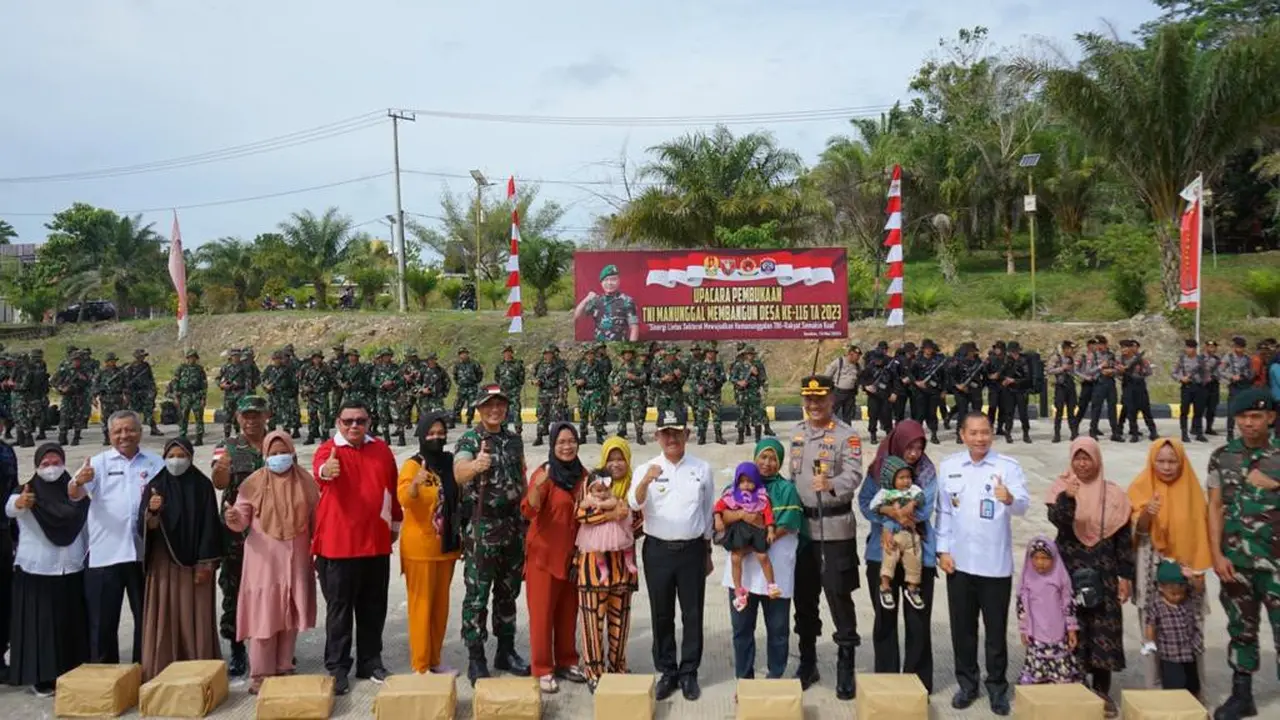 TMMD Ke 116 Kodim 0907/Trk Resmi Dibuka (Istimewa)